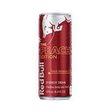 Red Bull Peach Energy Drink 8 4 Fl Oz Can Red Bull Juices For Energy Red Bull Drinks