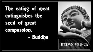 Buddha Says Go Vegan Be Truly Compassionate Do Not Ingest Cruelty At The End Of Your Fork Plant Proteins Are Just As Suffic Vegan Quotes Words Compassion