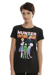 This item is selling fast! Hunter X Hunter Group Girls T Shirt Otaku Clothes Girls Tshirts Anime Shirt
