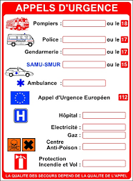 Numéro d'urgence européen (depuis un téléphone mobile) 112. Consigne D Appel D Urgence Pvc Direct Signaletique