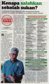 • calon mestilah murid yang bersekolah di sekolah kerajaan / sekolah bantuan kerajaan di bawah kelolaan kpm; Kenapa Salahkan Sekolah Sukan Universiti Putra Malaysia