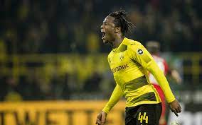 Download Wallpapers 4k Michy Batshuayi Goal Football Bvb Borussia Dortmund Footballers Soccer Bundesliga Batshuayi Besthqwallpapers Com Jogadores De Futebol Borussia Dortmund Dortmund