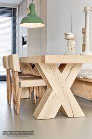 watervilla tafel meubelontwerp hout diy rustieke tafel
