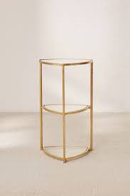 Dalia Triangle Side Table Side Tables Bedroom Glass Bedside Table Small Bedside Table