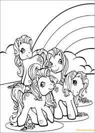 Check spelling or type a new query. Ponies And Rainbow Coloring Pages Cartoons Coloring Pages Coloring Pages For Kids And Adults