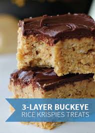 Awesome Peanut Butter Buckeye Rice Krispies Peanut Butter Buckeyes Rice Krispies Chocolate Chip Recipes