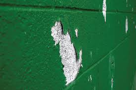 Wipe off the sanding dust with a damp rag, then clean the concrete with a. The Answer To A Peeling Paint Problem It S All In The Chips The Seattle Times