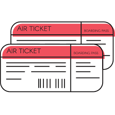 Flugticket vorlage zum bearbeiten kostenlos: Flugtickets Kostenlose Reise Icons