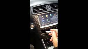 Lexus Is250 Flyaudio Gps Navigation System With Igo Primo Youtube
