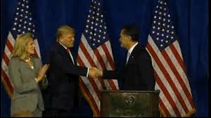 President trump gave senate majority leader mitch mcconnell a vigorous handshake following trump's joint address to congress on feb. Mitt Romney And Donald Trump Battle For Handshake Supremacy