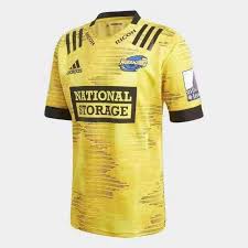 Black And Yellow Rugby Team Hurricanes Rugby Union Team Home 2019 20 Replica Kit Shirt Jersey Cami Www Worldsoccerfootballshop Com En 2020 Camisetas De Rugby Rugby Camisetas