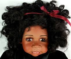 Janie Bennett Limited Edition African American Porcelain Doll 23" Cloth Body