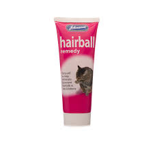 Many cat food brands have a product to deal with hairballs. A018 Hairball Remedy Pack Of 6 Johnsons Veterinary Products