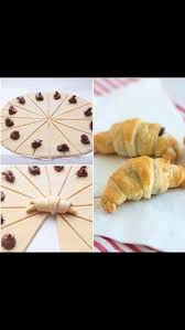 Adelediet Homemade Petits Croissants Au Nutella Recette Super Facile Gateaux Recette Pate Feuilletee Nutella Et Recettes De Cuisine