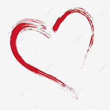 The original size of the image is px and the original resolution is 300 dpi. Red Heart Outline Brush Effect Heart Clipart Red Heart Brush Png And Vector With Transparent Background For Free Download