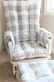 Glider Or Rocking Chair Cushions In Fabrics You Choose Are A Great Finishing Touch To The Well Dr Glider Rocker Cushions Rocking Chair Cushions Glider Cushions