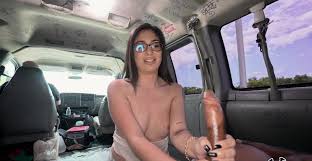 Insolent brunette tries BBC for the first time in a bang bus - Alpha Porno