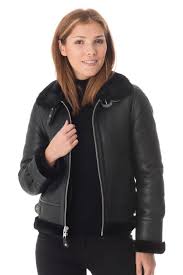 > peaux lainées, moutons retournés, fourrures, bombardiers. Ravageur Processus De Construction De Routes Paturer Blouson Aviateur Mouton Femme Laserquest34 Com