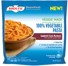 Birds Eye Veggie Pasta Rotini Marinara Nutrition Birds Eye Steamfresh Veggie Made Spaghetti Style Marinara Frozen Veggies Veggie Spaghetti Vegetable Pasta