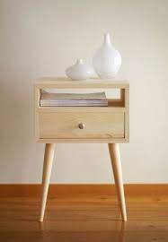 A bedside cabinet resembles a bedside table, but with drawers or a small cupboard door. Bedroom Modern Scandinavian Bedside Tables 64 Trendy Ideas Modern Furniture Table Diy Modern Furniture Bedside Table Scandinavian