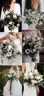 Green Black And White Wedding Bouquets White Wedding Theme Black And White Wedding Theme White Wedding Flowers