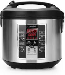 The article talks about using a thermometer to test the water heated in the slow cooker. Amazon Com Comfee Rice Cooker Slow Cooker Steamer Stewpot Saute All In One 12 Digital Cooking Programs Multi Cooker 5 2qt Large Capacity 24 Hours Preset Instant Keep Warm Kitchen Dining