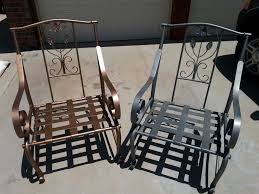 Old Patio Facelift Use Rustoleum Universal Paint Aged Copper Yes More Metallic Patio Painted Outdoor Furniture Refinishing Furniture Furniture Makeover