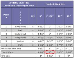 Crown And Thorns Quilt Block Instructions 4 Sizes Included