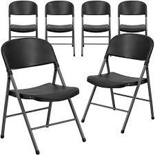 Shop folding tables and chairs at amazing prices. Black Plastic Folding Chair Set Of 6 Walmart Com Walmart Com