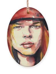 Axl Rose Holiday Ornaments for Sale