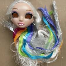 Cabezas de muñecas de arcoíris coloridas, ojos brillantes vivos, bolas de  Ojos de repuesto originales, piezas de bricolaje de muñeca de alta calidad,  nuevo