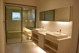 ともゆうの家 on instagram エラー出てたので再投稿 洗面所 想定してたより素敵になってて嬉しい念願のダブルボールksx 床と背面の2面をタイルにしたからお財布は大打撃あったけど大満足です ベッセルタイプ洗面ボール水栓はlixil 収納もたくさん入るから