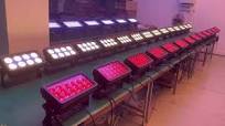 City Color Wash 8*50W Led Wall Washer Light 400W RGBW 4in1 Aluminum Alloy  IP65 DMX512