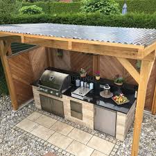 patio roof outdoor kitchen decor