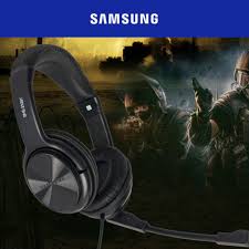 SAMSUNG Wired Headphones with Microphone SHS-210BT Headsets Bass Stereo  Sound