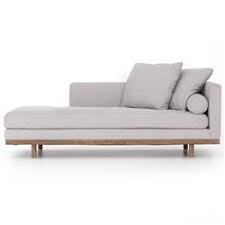 It's graceful and shapely and perfect for packing into hallways or bay window nooks. Ava Modern Classic Grey Performance Chaise Lounge Right Arm Facing Kathy Kuo Home