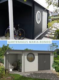Gartenhaus Maria Rondo 44 C Gartenhaus Haus Und Garten Und Flachdach Gartenhaus