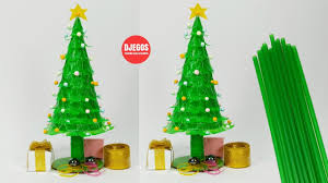 Memanfaatkan limbah membuat pohon natal dari bekas botol sprite. Diy Pohon Natal Dari Sedotan Diy Christmas Tree Drinking Straw Youtube