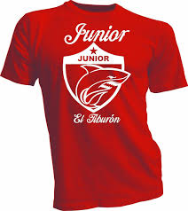 El junior confirma la continuidad de borja y carmelo valencia, quien ya había arreglado su permanencia. Junior De Barranquilla Colombia Futbol Soccer Camiseta T Shirt Tiburon Handmade T Shirts Aliexpress