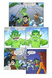 Comic Excerpt] Robin sees Starfire naked for the first time. (Teen Titans  Go! #8) : rDCcomics