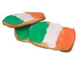 I made lithuania and latvia flag cookies! Irish Flag Cookies Chicago Parent Irish Recipes Irish Flag Irish