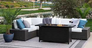 And a tempered 48x36 inch rectangular black glass top. Top 10 Best Outdoor Coffee Table Fire Pit In 2021 Reviews Outdoor Finders