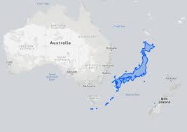 With comprehensive destination gazetteer, maplandia.com enables to explore japan. Japan On Top Of Australia And New Zealand Map Anshin Business And Legal Services