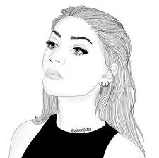 Nike Girl Girl Outlines Tumblr Outline Indie Drawings