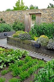 Contemporary Walled Kitchen Garden Kitchen Garden Garden Planning Backyard