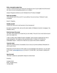We've written about these in more detail beneath our example letter, but for the purposes of this example we are addressing the recipient. How To Compose A Business Email To Someone You Do Not Know