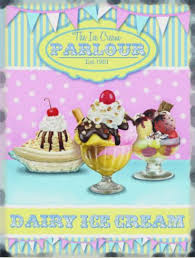 The Ice Cream Parlour Tin Sign At Art Co Uk Creme Glacee Comptoir A Creme Glacee Restaurant Vintage