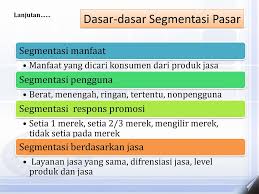 Di mana pada akhirnya, penjualan dan laba yang diperoleh dari sebuah bisnis. Segmentasi Dan Pasar Sasaran Jasa Ppt Download