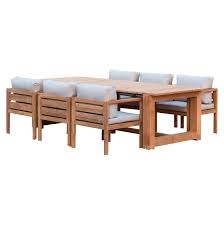De tuintafel is vervaardigd met de grootste zorg. Teun Teak Low Dining Set Royal Design Exclusieve Buitenmeubelen