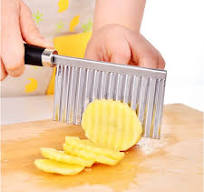 Wave knife stainless steel wolf tooth potato knife cut fries ...